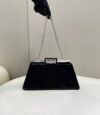 Replica Fendi Cut Petite Peekaboo black front view