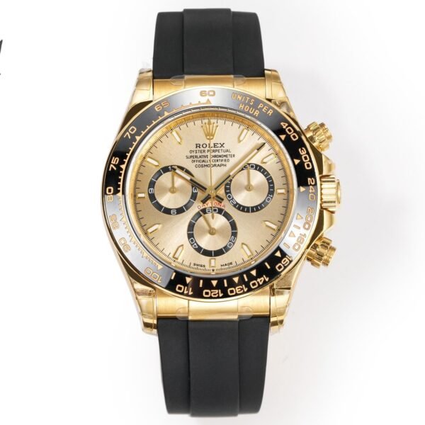 Replica Rolex Daytona 4131 black dial with ceramic bezel